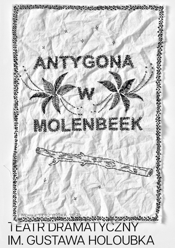 Plakat do wydarzenia ANTYGONA W MOLENBEEK